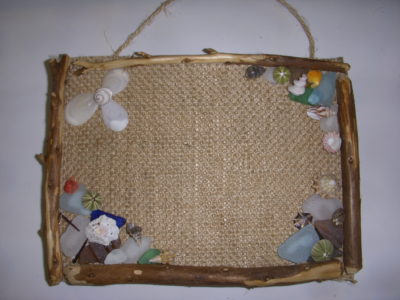 貝殻クラフト体験